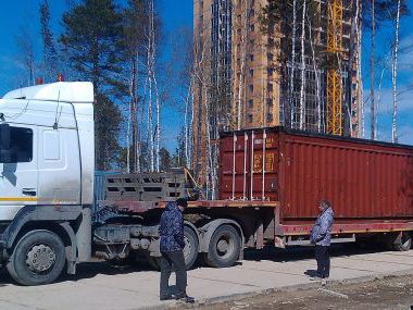 Перевозка 40-футовых контейнеров в г.Когалым
